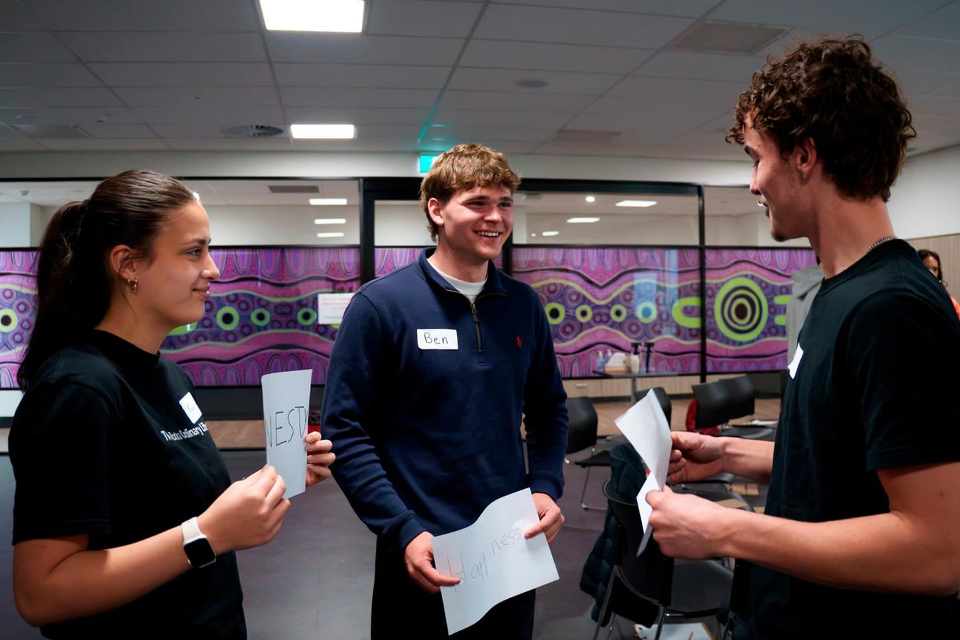 Participants during a session