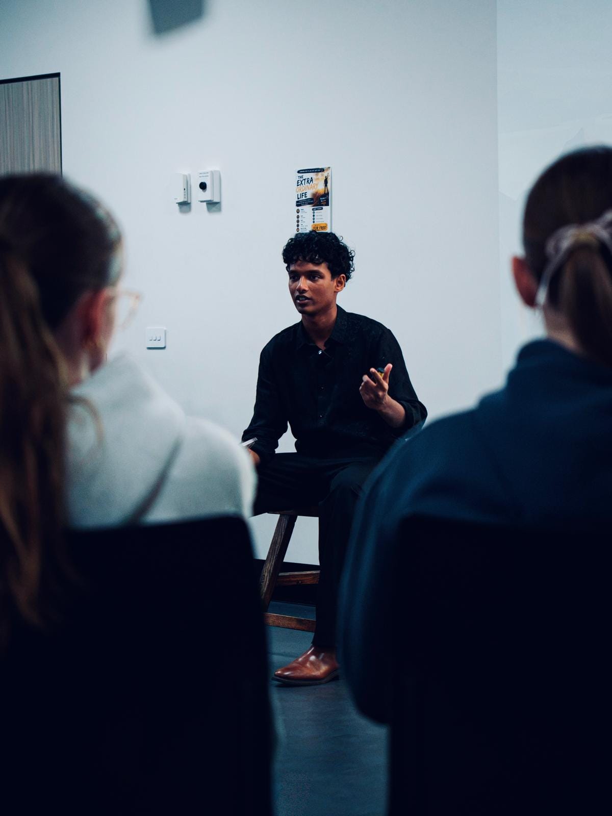 The facilitator during a session